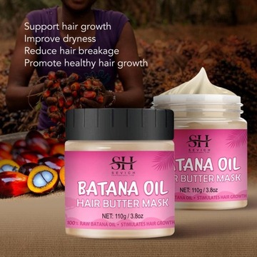 УКРЕПЛЯЮЩАЯ МАСКА ДЛЯ ВОЛОС С МАСЛОМ БАТАНА 110г