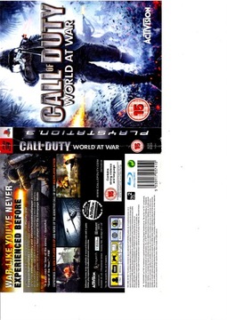 Игра для PS3 COD CALL OF DUTY WORLD AT WAR почувствуйте настоящее НАСИЛИЕ ВОЙНЫ