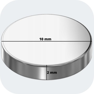 КРУГЛЫЙ НЕОДИМОВЫЙ РОЛИКОВЫЙ МАГНИТ НАБОР ИЗ 10 МАЛЕНЬКИХ КРУГЛЫХ МАГНИТОВ