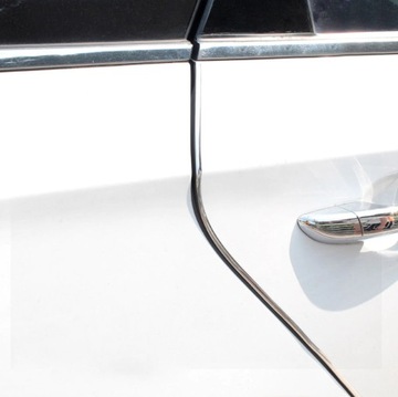 ДЕКОРАТИВНАЯ ПОЛОСКА ХРОМИРОВАННАЯ ПОЛОСКА ДЛЯ РЕШЕТКИ И КРОМКИ ДВЕРИ КРЫШКА С СЕРЕБРЯНОЙ КРОМКОЙ