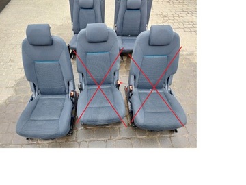 FORD S-MAX GALAXY MK3 06- FOTEL DRUGI RZĄD PRAWY