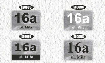 БОЛЬШАЯ АДРЕСНАЯ ТАБЛИЧКА Номер дома 40х30 ПРОСТАВКИ
