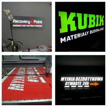 Световой короб DIBOND. Светодиодный рекламный короб DIBOND.