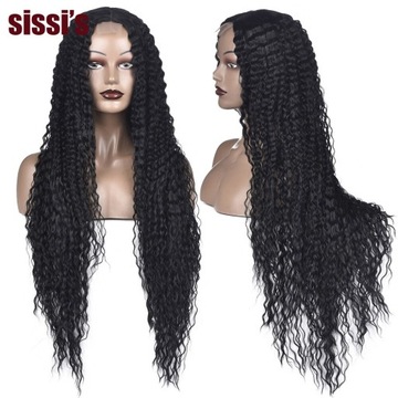 Cosplay Synthetic Lace Wig Long Curly Wig Ocean