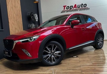 Mazda CX-3 Crossover 2.0 SKY-G 120KM 2017 Mazda CX-3 2.0 I NAVI bezwypadkowa GWARANCJA zarejestrowana automat