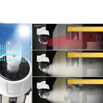 ATRAPA KAMERY Z PILOTEM MONITORINGOWA SOLARNA LED
