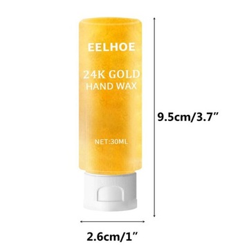 30 мл медового воска для рук Крем-воск для рук с медом и 24-каратным золотом