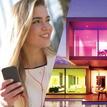 E27 A60 Светодиодная лампа 10 Вт=75 Вт 1055 лм RGB CCT 240° с регулируемой яркостью WIFI TUYA SMART