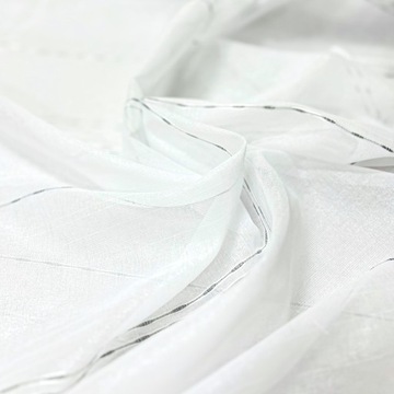 На метр Фон Длинная Штора Белая Вспышка Полосы Серая Высота 310 см