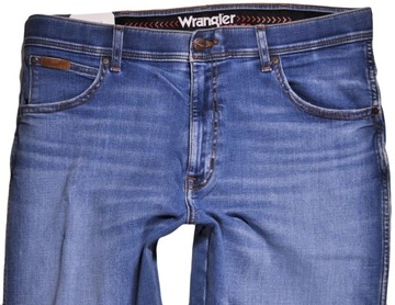 WRANGLER spodnie HIGH jeans TEXAS SLIM _ W38 L32