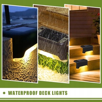Step Light Солнечное светодиодное освещение палубы 5 шт.