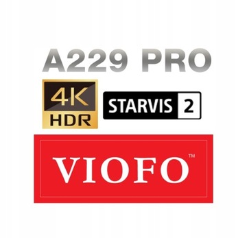 АВТОМОБИЛЬНАЯ КАМЕРА VIOFO A229 PRO 2 КА 4K+2K HDR GPS WIFI + КАРТА IRDM 128 ГБ