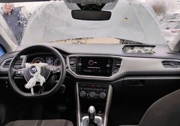 Volkswagen T-Roc I SUV 2.0 TSI 190KM 2021 Volkswagen T-Roc 2021r SALON POLSKA, 2.0 TSI 4x4. Uszkodzony. Poobijany., zdjęcie 6