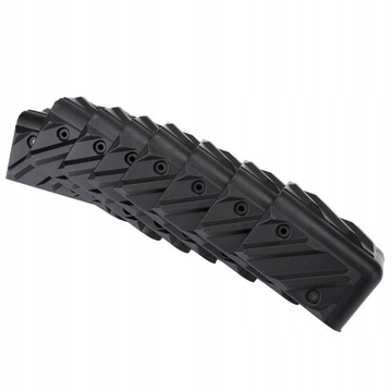 ЧЕРНАЯ ПЛАСТИКОВАЯ КОЛОННА УГОЛ 8X4,5 СМ