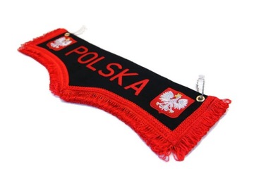 Вышитый польский кулон, черный TIR BUS