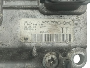 JEDNOTKA MOTORU OPEL MERIVA A 1.4 16V Z14XEP 0261208255 55353613