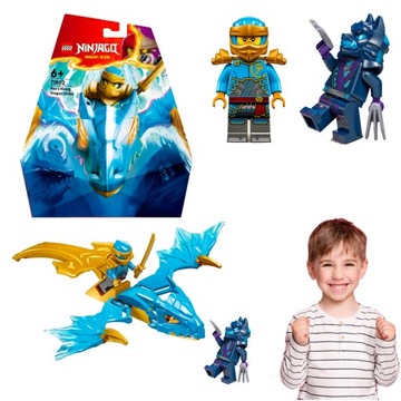 LEGO NINJAGO ATAK POWSTAJĄCEGO SMOKA NYI FUNKCJA WYSTRZELIWANIA MOCY SMOKA