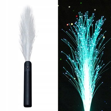 Bicze światłowodowe LED, czarne