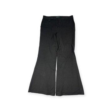 Czarne eleganckie spodnie damskie Ralph Lauren M
