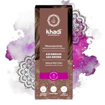 Henna KHADI Popielaty Brąz 100g