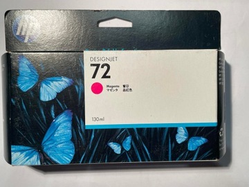 Tusz HP 72 wkład atramentowy purpurowy 130 ml C9372A czerwony (magenta)