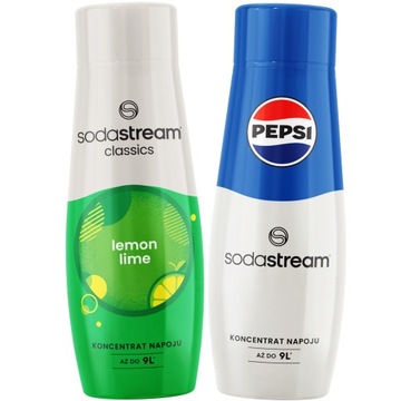 PEPSI + Cytryna - Limonka Orzeźwiający Syrop Koncentrat Cola SodaStream
