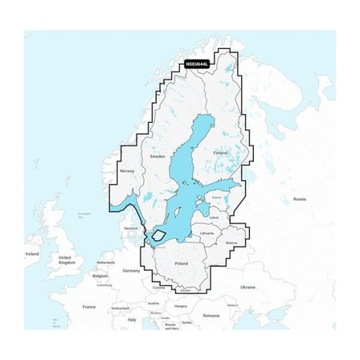 Echosonda Garmin Mapa morska Garmin Navionics+ NSEU644L
