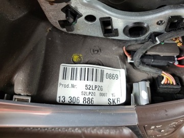 OPEL INSIGNIA A 09R VOLANT MULTIFUNKČNÍ HNĚDÝ HNĚDÁ KŮŽE