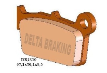 Delta klocki hamulcowe KAWASAKI KX 250F 04-20 tył