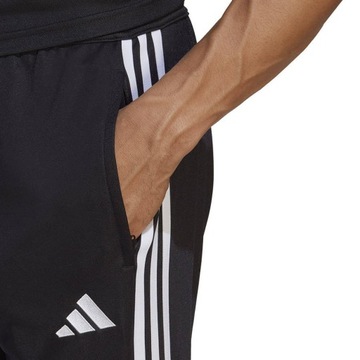 Adidas spodnie poliestrowe piłkarskie czarne męskie mtiro23 L HS7232 R. LT