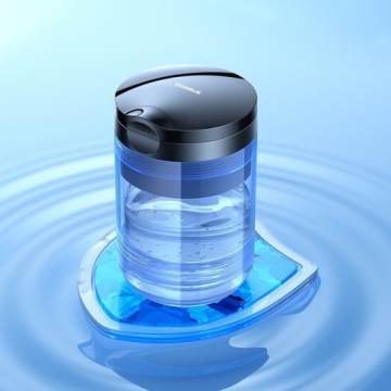 Маленькая запираемая пепельница со светодиодом и USB-C для автомобиля, дома, мусорного ящика