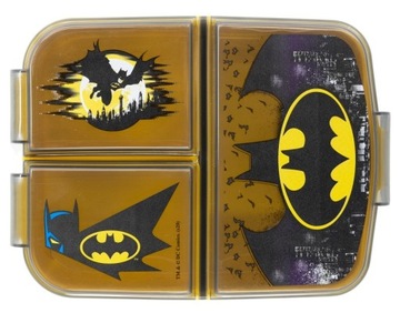 ŚNIADANIÓWKA trzykomorowa lunch box BATMAN