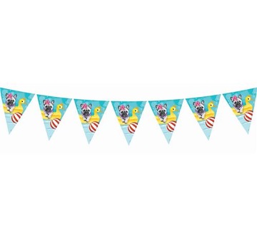 Banner flagi Hawajskie Party, 360 cm, 11 flag