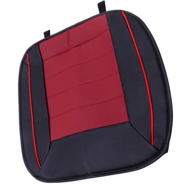 PODUSZKA NA SIEDZISKO SAMOCHODOWE ODPORNA NA ZARYSOWANIA CZARNO-CZERWONA MATOWA