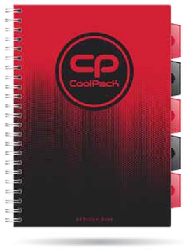 Zeszyt SZKOLNY dla DZIECI KOŁOZESZYT - A4 Cranberry Gradient CoolPack Patio