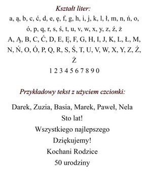 Naklejka Twój tekst napis CHROM ZŁOTA SREBRNA 39cm