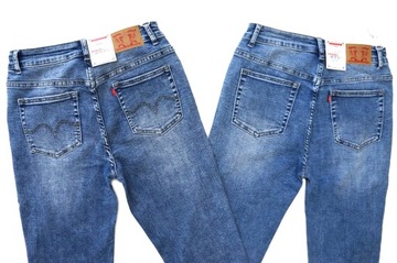 RESALSA WYSZCZUPLAJĄCE SPODNIE JEANSOWE KOLEKCJA PREMIUM DŁUGIE NOGAWKI