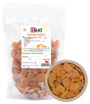 MORELE SUSZONE 1kg - BEZ pestek WYSOKA JAKOŚĆ