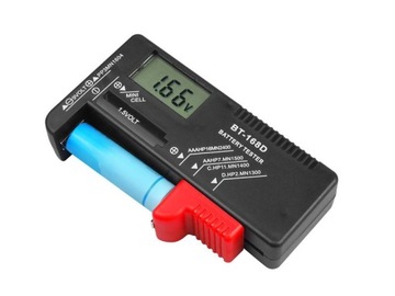 Cyfrowy Tester Miernik Baterii i Akumulatorków LCD