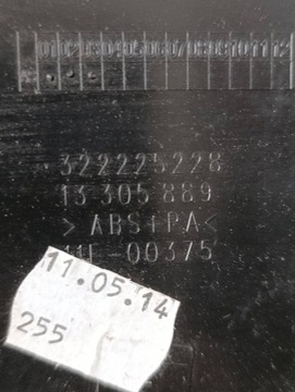 OPEL ASTRA J 2012 ZAKONČENÉ ZRCÁTKO ZPĚTNÉHO 13305889