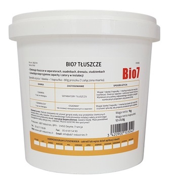 GRAF&SOTRALENTZ BIOPREPARAT BIO7 TŁUSZCZE S31973
