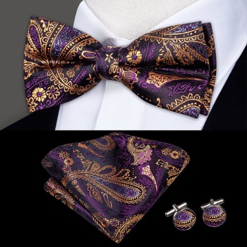 Элегантный комплект запонок Mucha Pocket Square, высота 24 см.