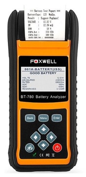 ТЕСТЕР АККУМУЛЯТОРА FOXWELL BT780 С ПРИНТЕРОМ PL