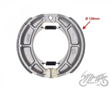 ЗАДНИЕ ТОРМОЗНЫЕ КОЛОДКИ ДЛЯ JUNAK 901 КОМПЛЕКТ