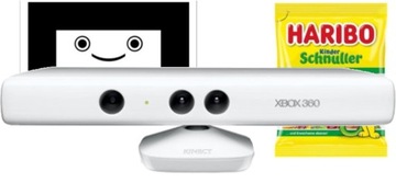 Sensor ruchu Kinect Xbox 360 BIAŁY WHITE GODNY