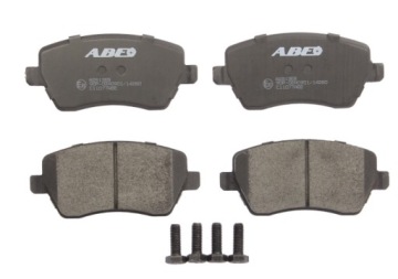 ABE Диски и колодки передние RENAULT CLIO III 3 MODUS