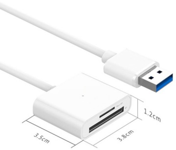 Unitek Y-9321 USB 3.0 СЧИТЫВАНИЕ КАРТ ПАМЯТИ SD/microSD С ЧТЕНИЕМ С 2 КАРТ