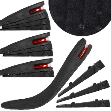 ПОВЫШАЮЩИЕ амортизирующие стельки КАТУЛКИ ДЛЯ ОБУВИ ВЫСОТЫ 7,5см r35-42