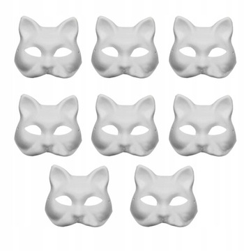 8 sztuk zwierząt zwykłe maskarady maskaradowe