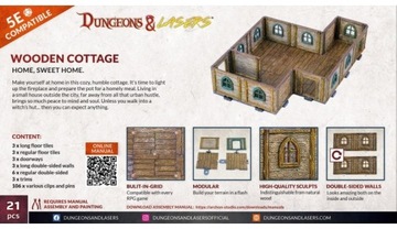 Подземелья и лазеры: Деревянный коттедж